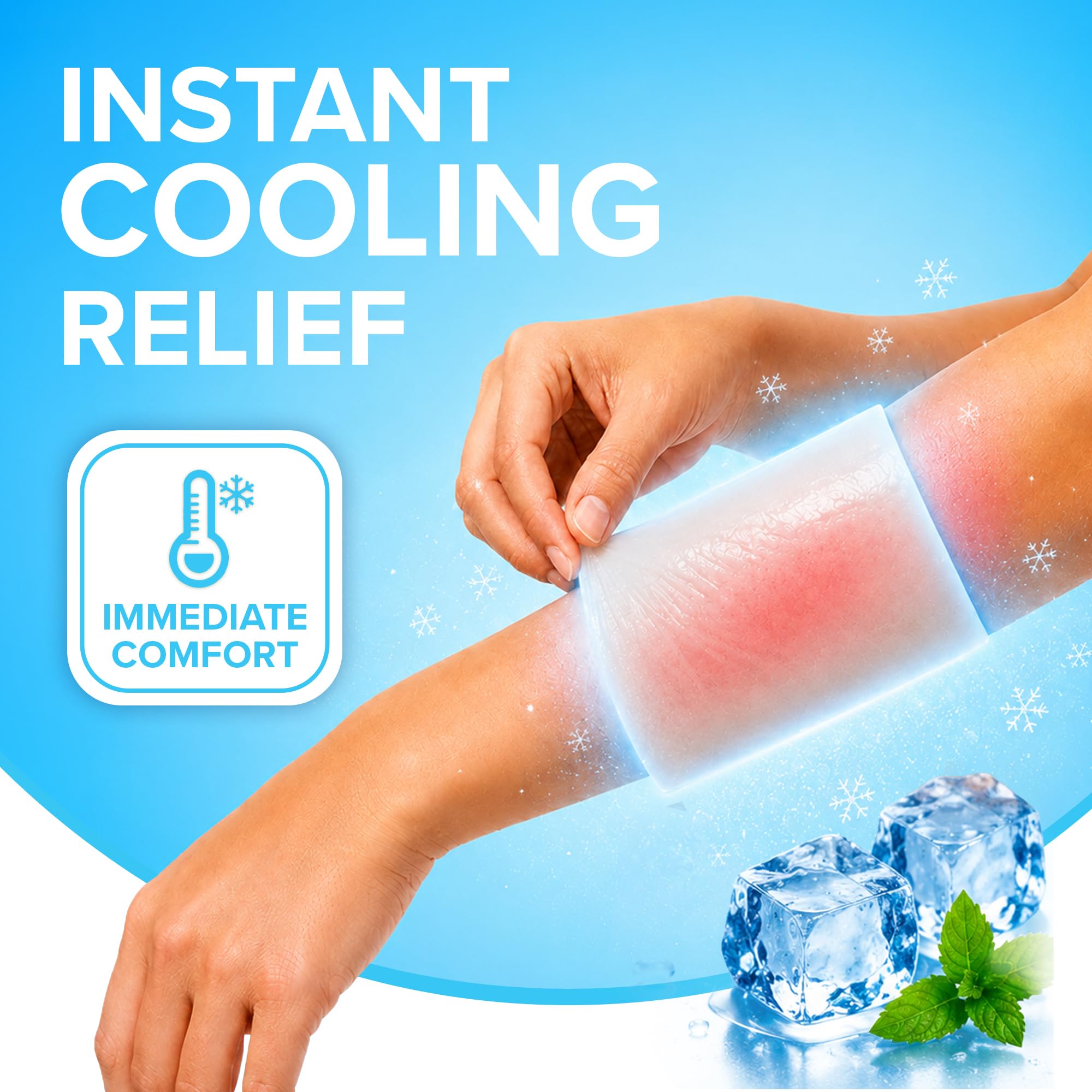Burn Dressing 4"x4" Sterile Hydrogel Burn Pads | 6-Pack | FSA&HSA Eligible — Amazon image 2