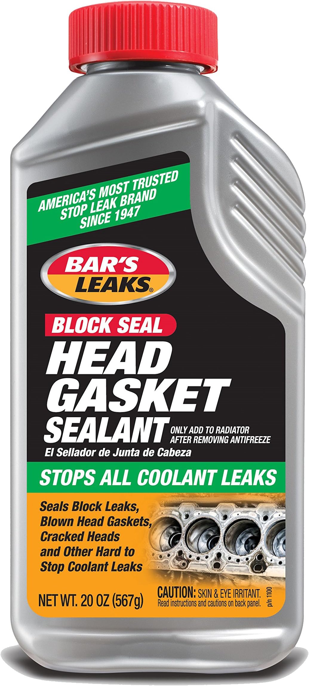 - 1100 Head Gasket Repair Sealant, 20 oz
