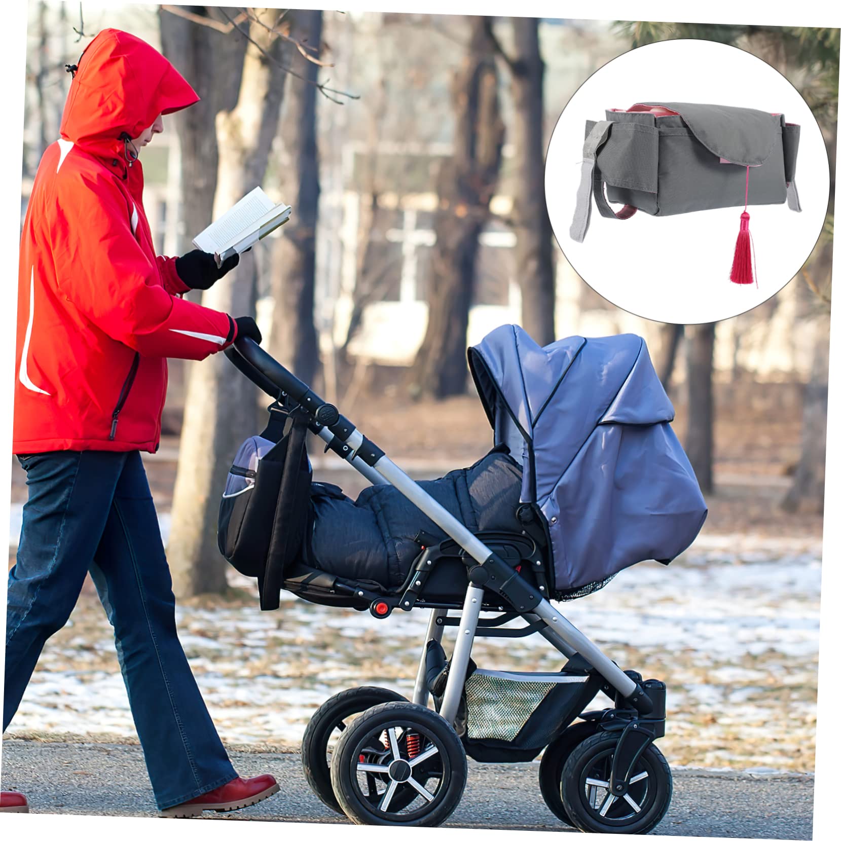 TOYANDONA 2stücke Infant Diaper Organizer Tasche Für Unterwegs Praktischer Windel-organizer Mit Griff Großes Fassungsvermögen Für Babyausstattung Leicht Tragbar Stilvolles Design Mit