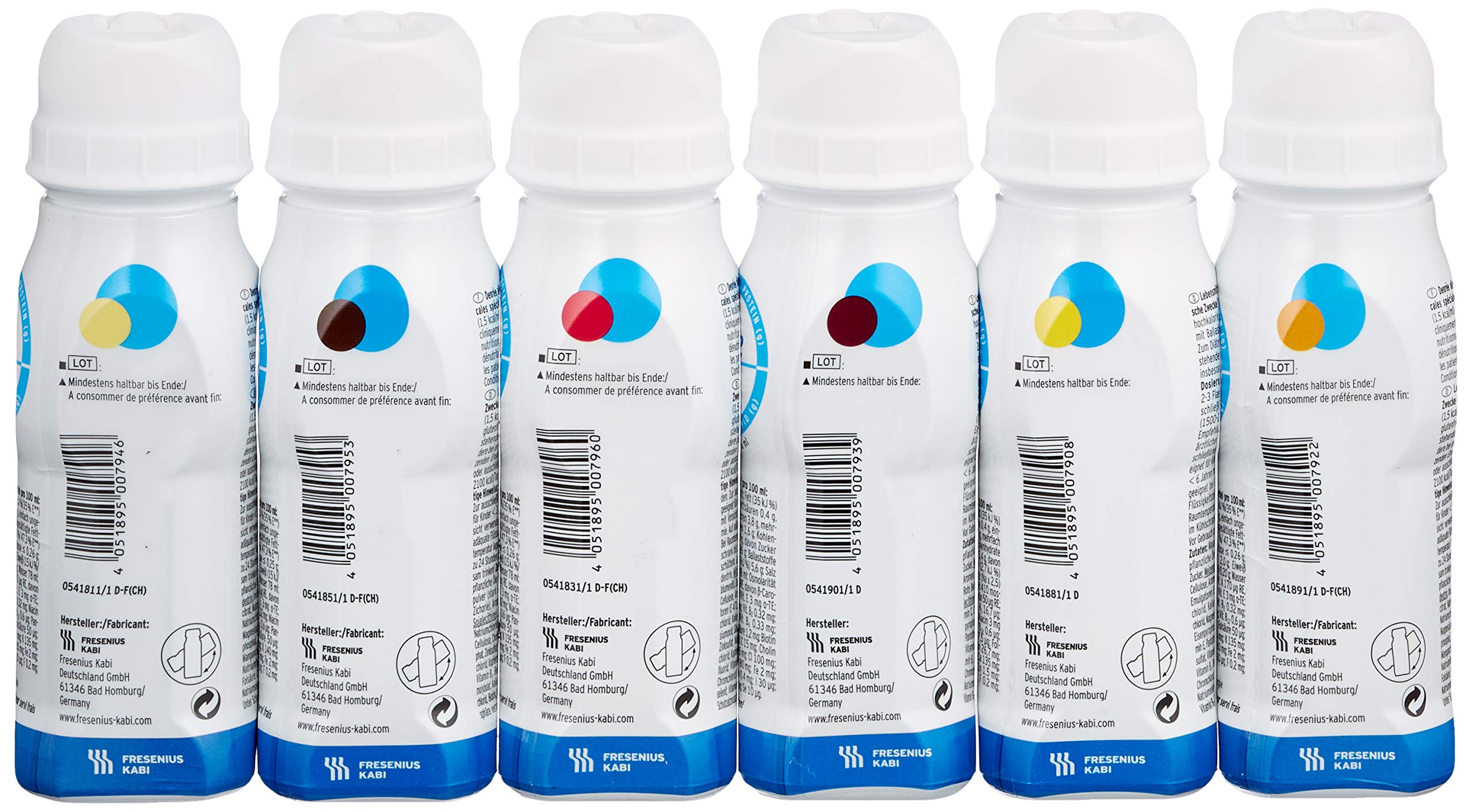 Fresubin ENERGY Fibre Drink Mischkarton Trinkflasche, 6 X 4 X 200 ml