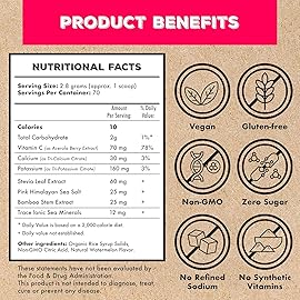 Superieur Electrolyte Powder Packets - Vegan Electrolyte Hydration Powder w/Sea Minerals - Keto Friendly, Non-GMO, Zero Sugar Electrolyte Supplement - Healthy Sports Drink - Raspberry (14 Packets)