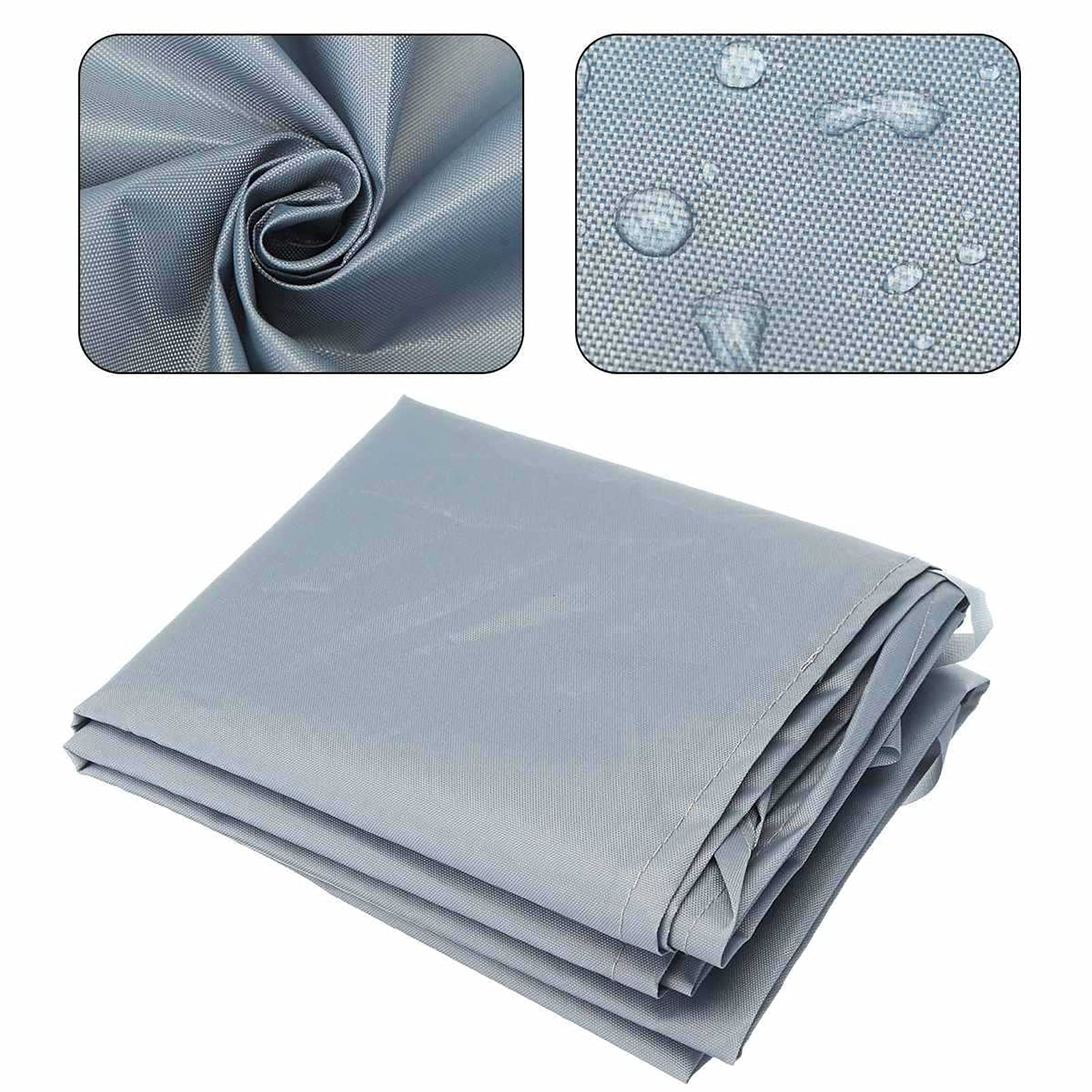 Funda Protectora para Toldos Jardín para Patio, Funda para Cubierta De Toldo Protección Solar Cubierta Impermeable para El Polvo Bolsa De Almacenamiento De Toldo, para Jardín Al(Size:3M,Color:Gris)