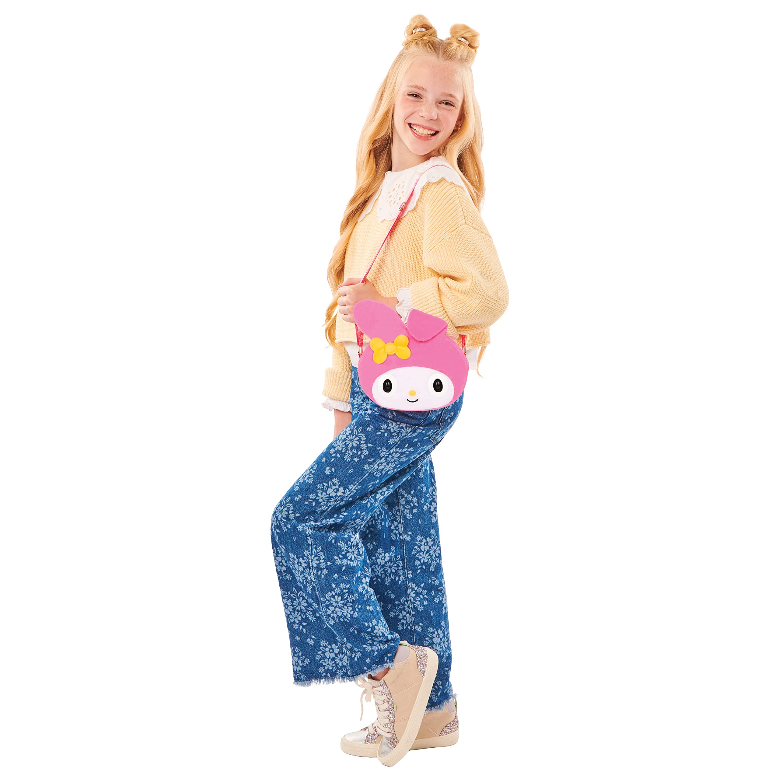 Purse Pets My Melody - Borsa a tracolla interattiva con 30+ suoni, reazioni, occhi e musica, dai 5 anni in su
