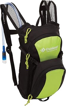 Outdoor Products Tadpole Hydration Pack (Black) (Violet Tulip)