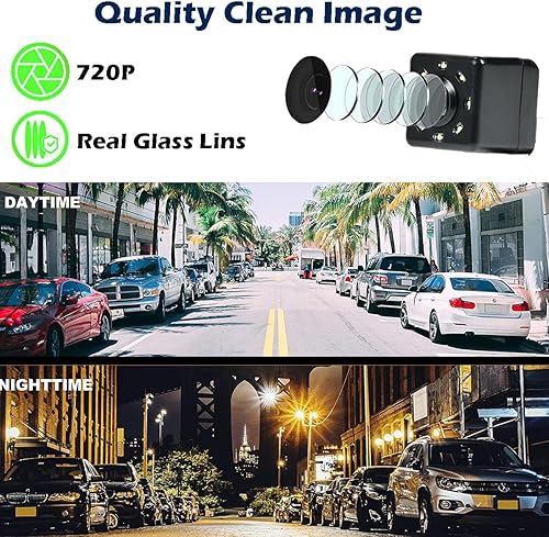 Miniatura 3 de Goodsby Placa de matrícula de visión trasera para cámara HD, impermeable, compatible con radio de coche Sony XAV-AX150 XAV-9500ES XAV-AX3200