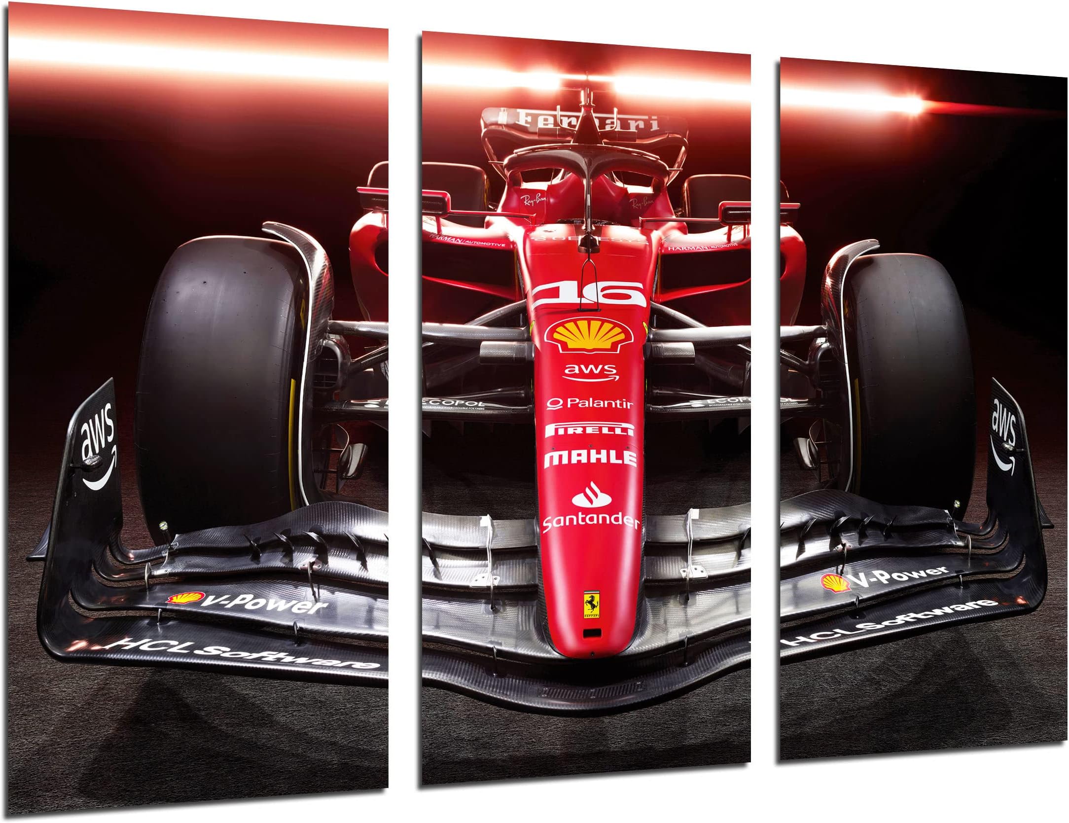 Panorama Tableau Love 70x50cm - Impression Sur Toile Avec Châssis En Bois - Affiche Phrase Citation