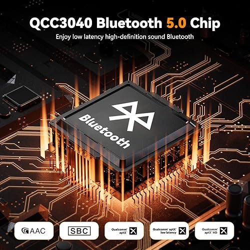 Miniatura 3 de AK30 Mini amplificador Bluetooth para altavoces pasivos, amplificador de audio de 50 W+50 W 2.0 canales, amplificador digital estéreo de alta