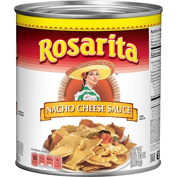 Rosarita Nacho Cheese Sauce, 106 Oz. (Pack of 6)