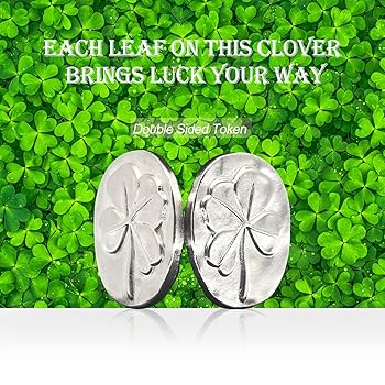 Amazon.com: Gaberic 20 Pcs Four Leaf Clover Pocket Coins - 2