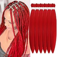 Vista 12 de Cabello trenzado azul preestirado morado preestirado hipoalergénico no tóxico trenzado extensiones de cabello Ez trenzado trenzado trenzado sin