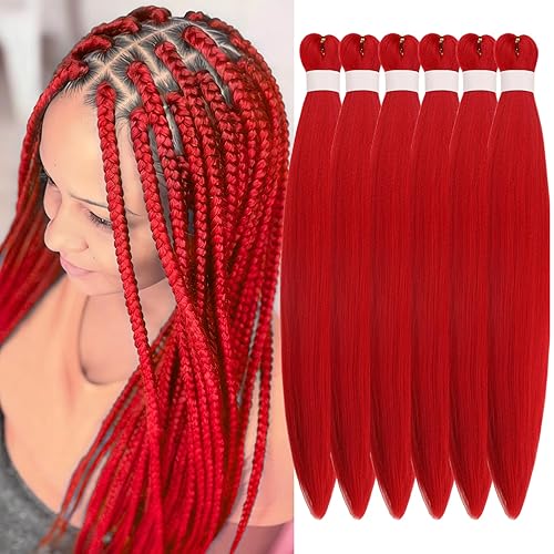 Miniatura 12 de Cabello trenzado azul preestirado morado preestirado hipoalergénico no tóxico trenzado extensiones de cabello Ez trenzado trenzado trenzado sin