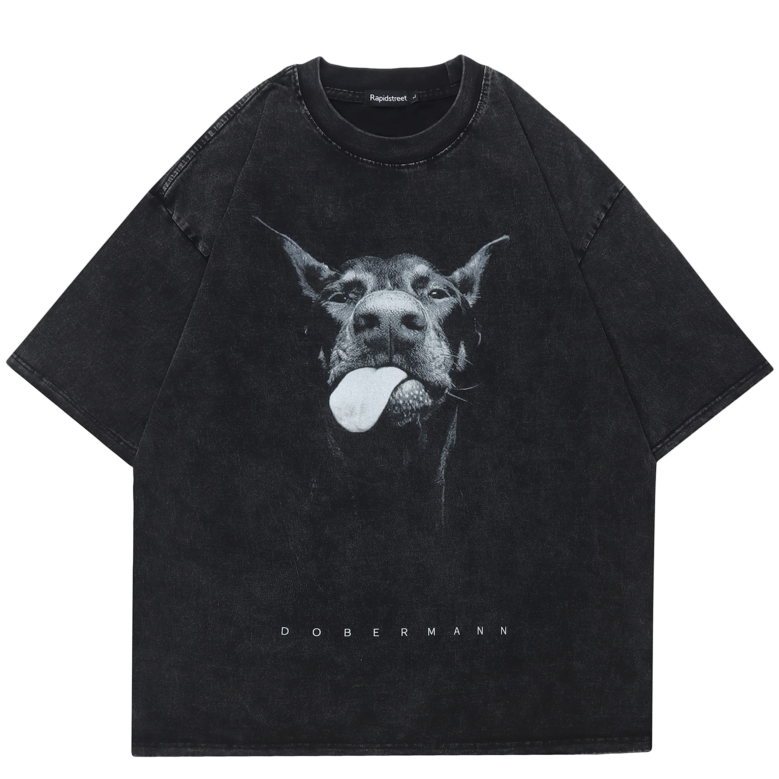 T-Shirt Streetwear Aesthetic Graphic Eyes Relaxed Tee Shirt Men Unisex