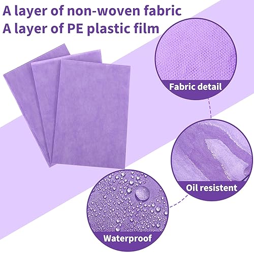 Miniatura 10 de 100 piezas de sábanas desechables, sábanas de tela no tejida para spa, impermeables, para mesa de masaje, a prueba de aceite, para viajes, spa,