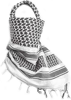 Clara Leather Jackets Cotton Shemagh Tactical Military Scarf Palestine Scarf ...