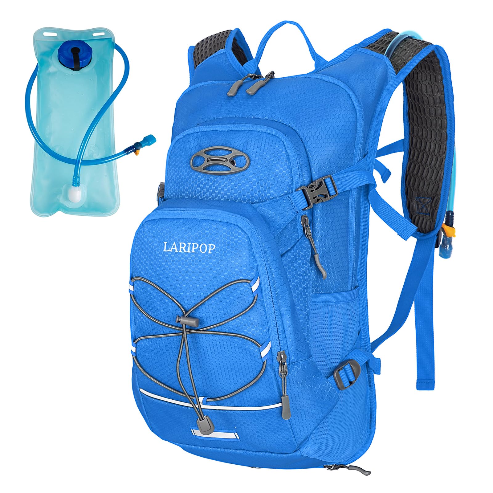 LARIPOP Mochila de chaleco de hidratación para senderismo, bolsa de vejiga de agua para correr, senderismo, ciclismo, carreras, maratón, para mujeres y hombres