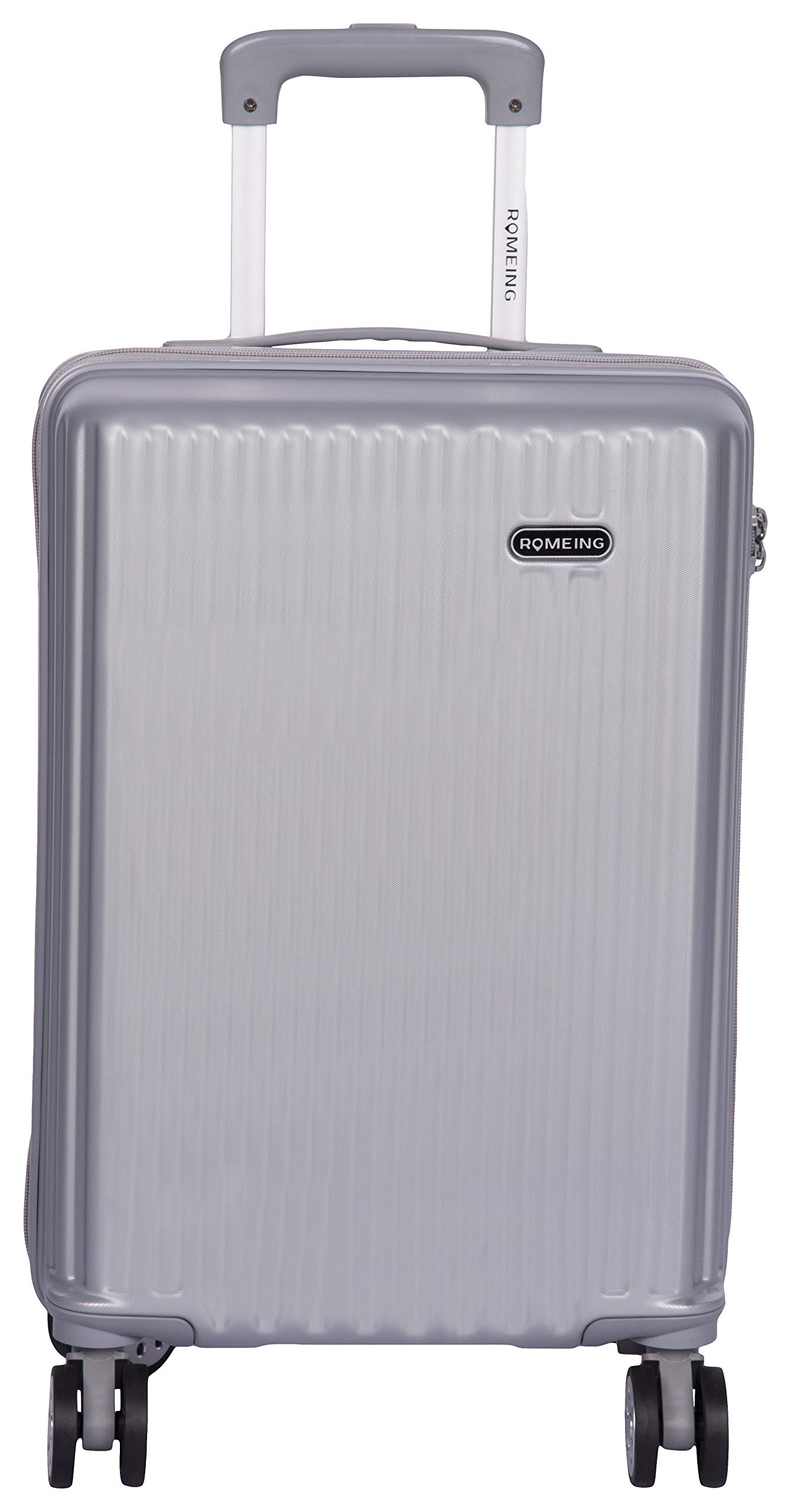 Capri 20 inch, Polycarbonate Luggage, Hard Sided, (Silver 55 cms) Small Cabin Trolley Bag | 8 Spinner Smooth Wheels | TSA Lock | Unbreakable | Men & Women-image-40