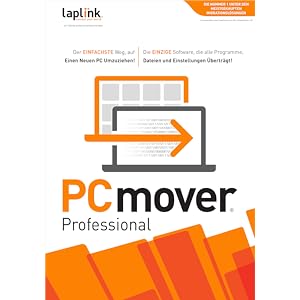 PCmover Professional 11 (1 Nutzung) – Der einfachste Weg, auf einen neuen PC umzuziehen! [Download]