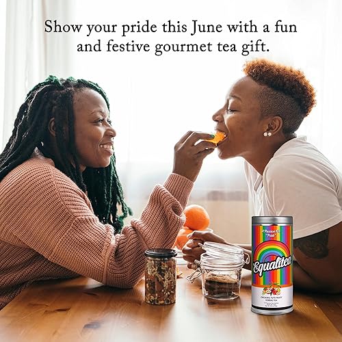 Miniatura 4 de Equalitea Pride Tea - Tutti Frutti orgánico  Té de hierbas gourmet en lata de té arcoíris reutilizable  Regalos de orgullo gay para el orgullo LGBTQ