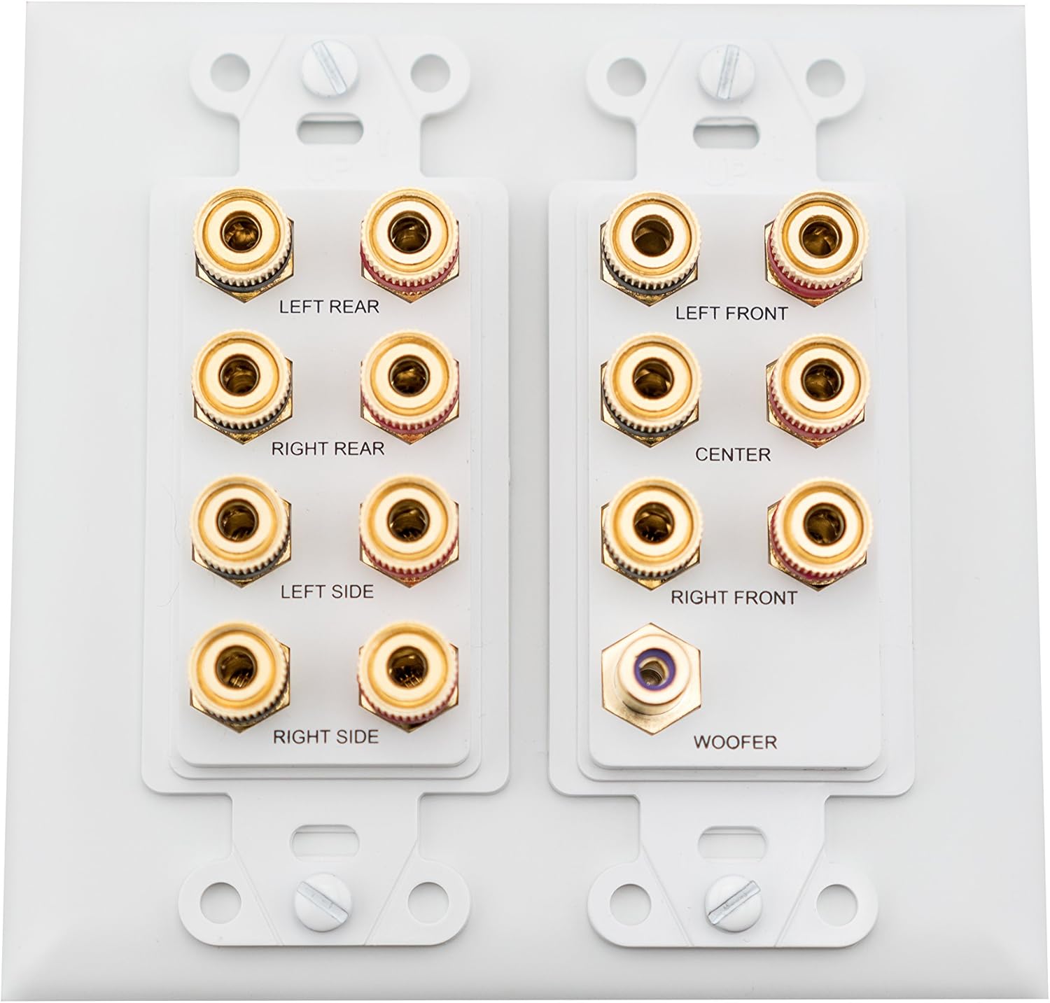 OnQ WP9009WHV1 7.1 Home Theater Connection Kit, White