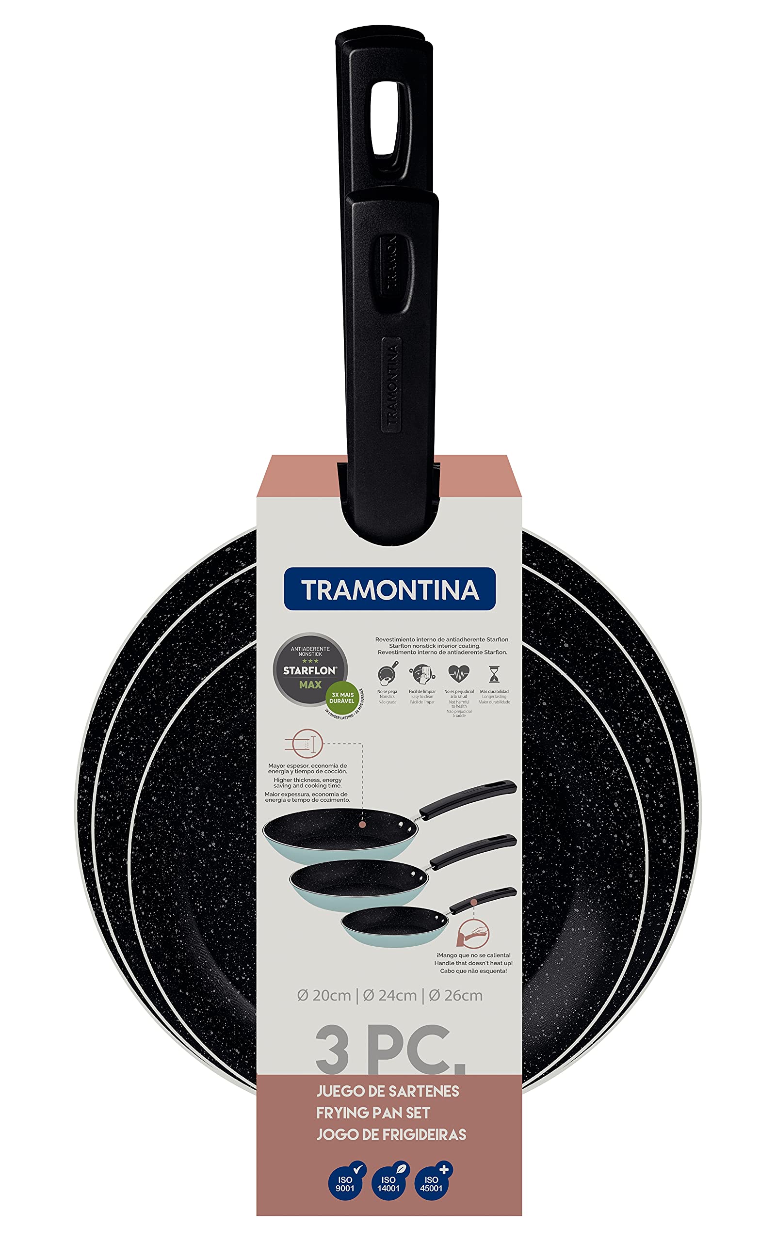 Tramontina3PCS FRYING PAN SET