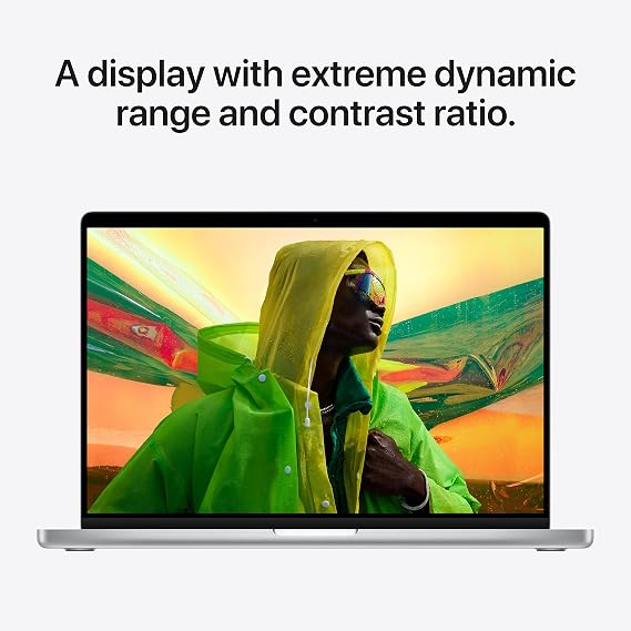 2021 Apple MacBook Pro (14-inch, M1 Pro chip with 10core CPU and 16core GPU, 16GB RAM, 1TB SSD) - Silver