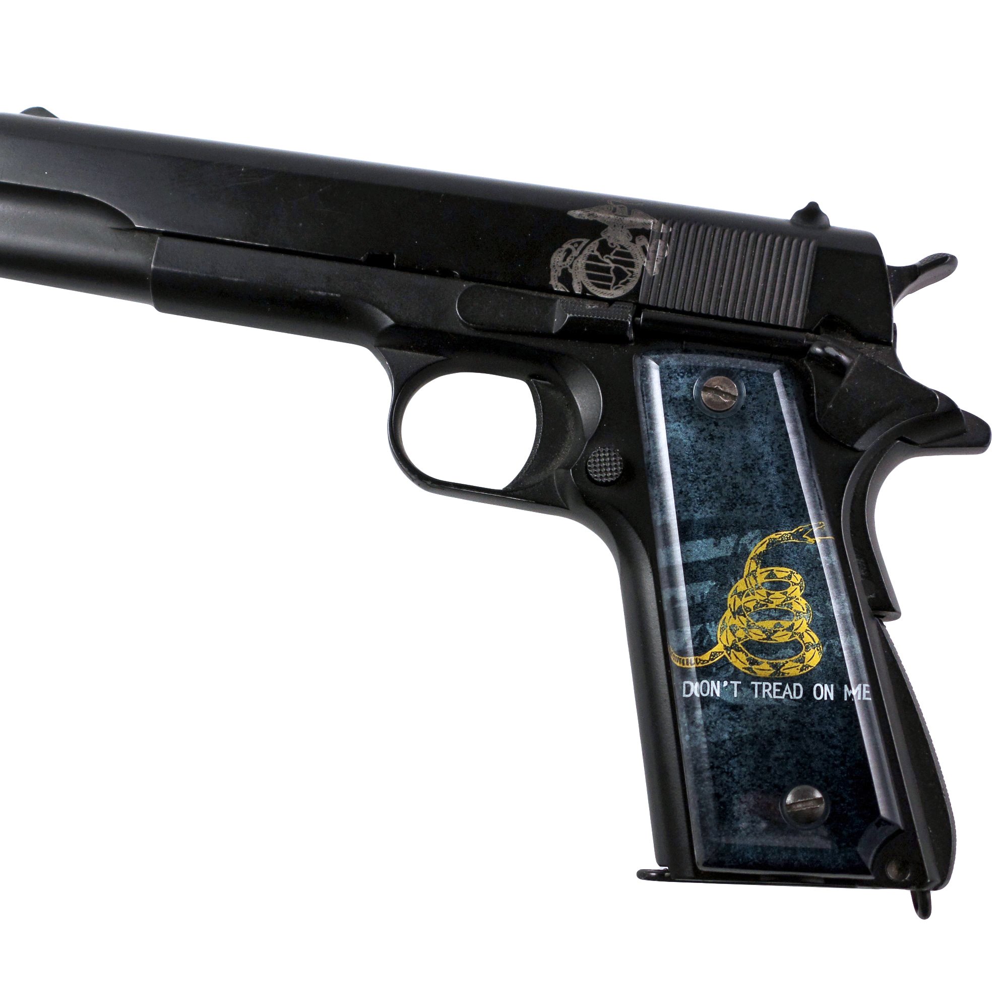 Blue & Black Pearl Ruger GP100 Grip Inserts