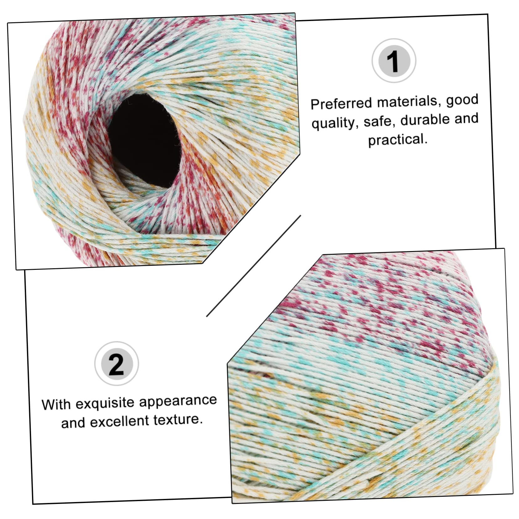SHINEOFI 6rollos Cuerda De Algodón Para Tejer Hilo Trenzado Para Manualidades Cuerda De Macramé Para Proyectos De Bricolaje