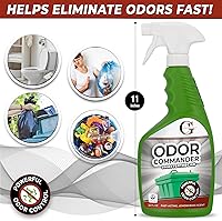 Vista 7 de Garbage Commander Odor Commander, Odor Control Spray Bottle, 22 Ounce, Lemongrass Scent -Proudly Made in Canada