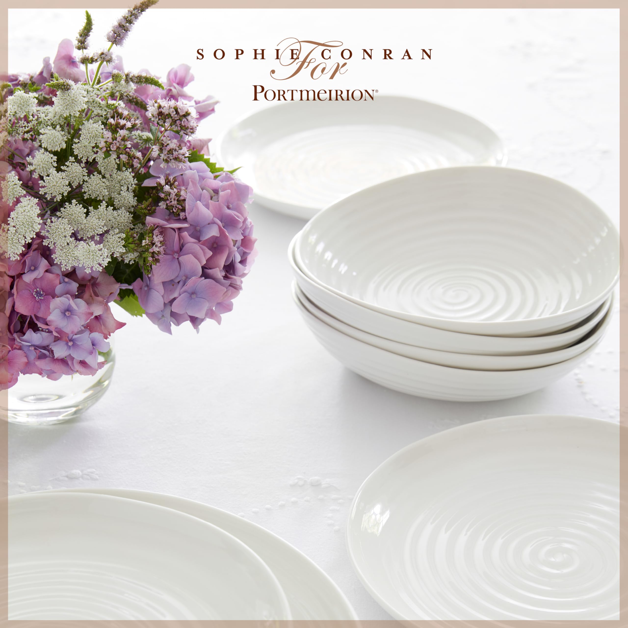 Amazon.com | Portmeirion Sophie Conran White Coupe 12-Piece