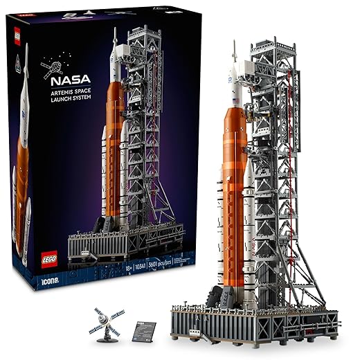 LEGO Icons Sistema de Lançamento Espacial de Artemis da NASA