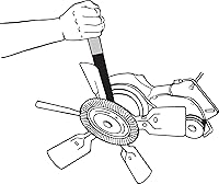 Vista 3 de Llave de embrague para ventilador Lisle 44180