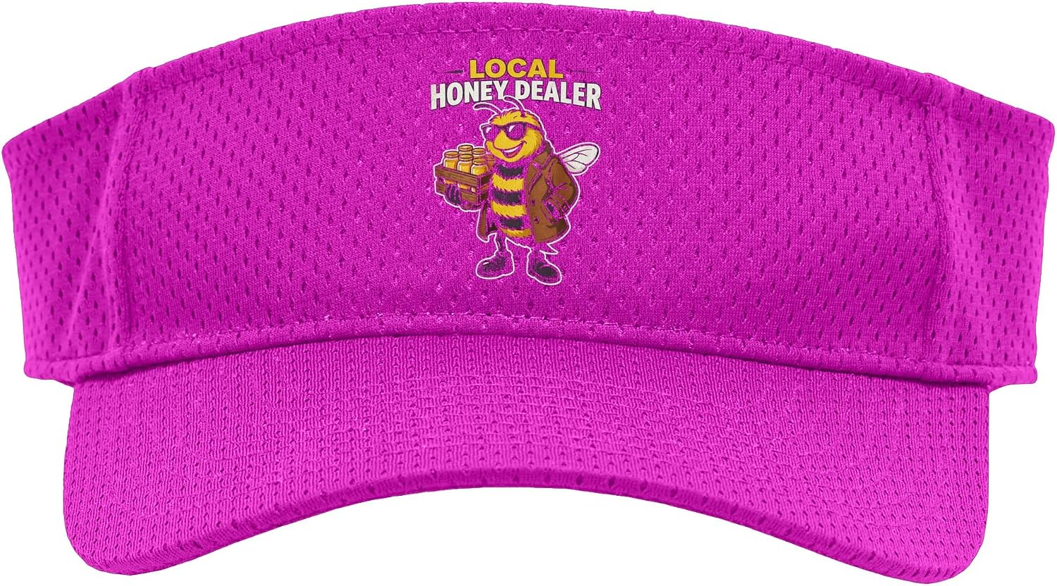 Honey Dealer Local Bee Keeper Honey Seller Sport Sun Visor
