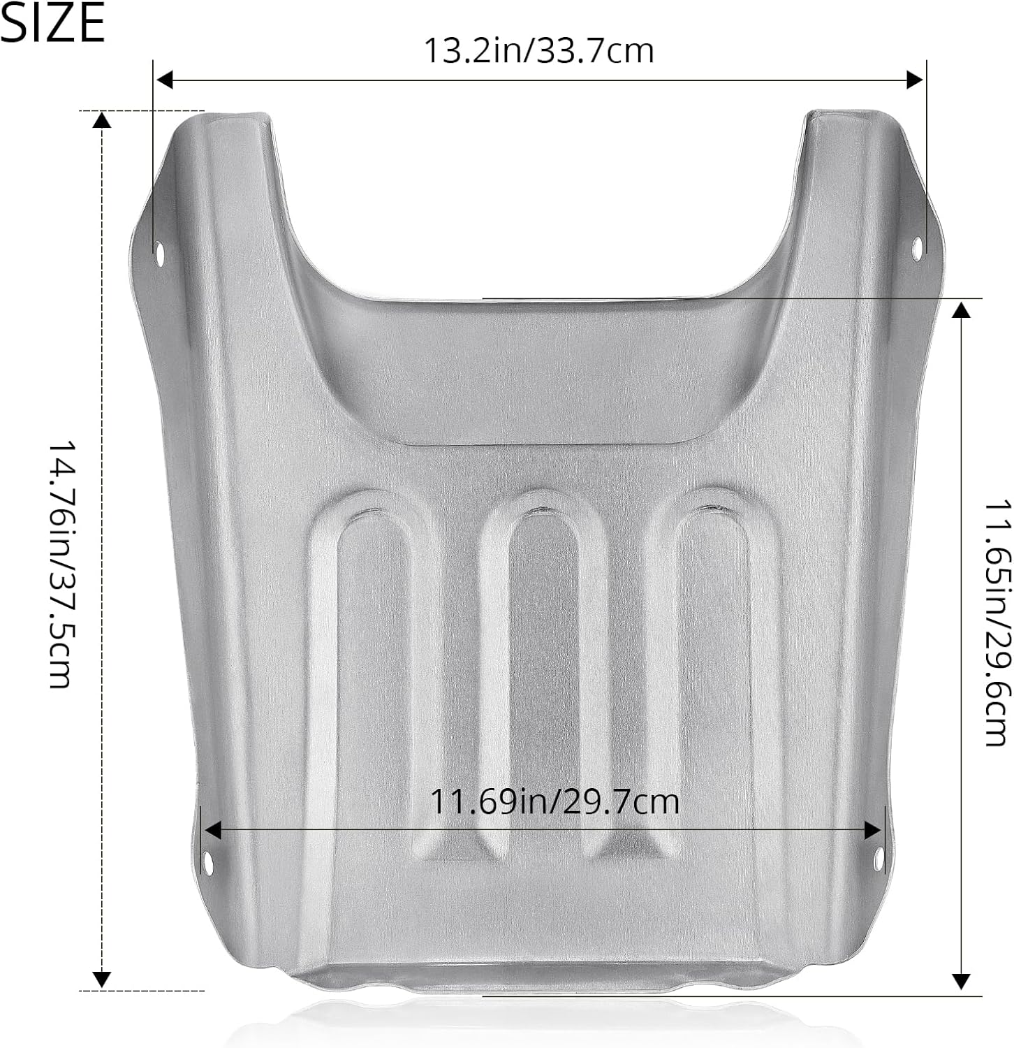 M MATI Front Bumper Lower Skid Plate Guard For Honda Rincon 650 TRX650FA 2003-2005 Rincon 680 TRX680FA 2006-2023 81160-HN8-000