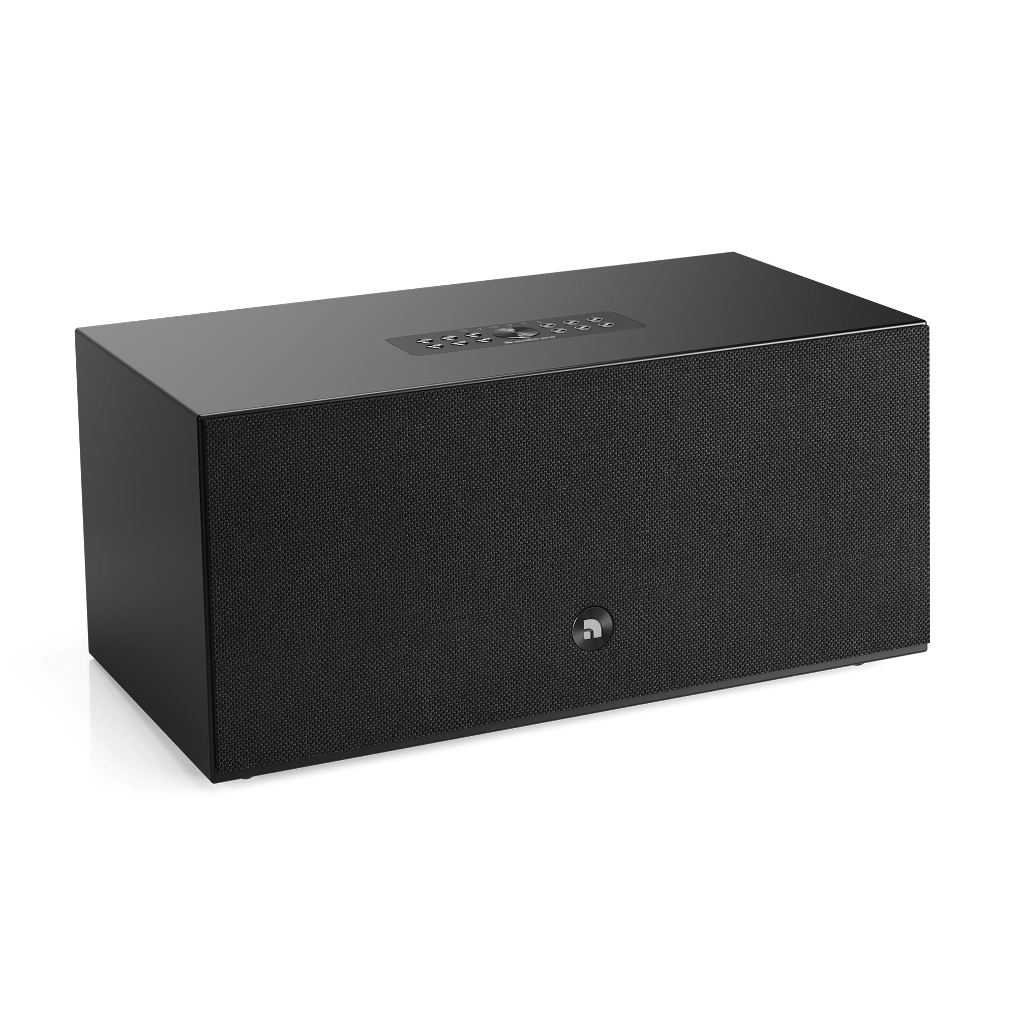 Audio Pro C20W Wireless Multiroom Stereo Lautsprecher 190W Class-D Verstärker, HDMI ARC, AirPlay 2, Google Cast, Bluetooth 5.0, Phono Eingang, Subwoofer Out (Schwarz)