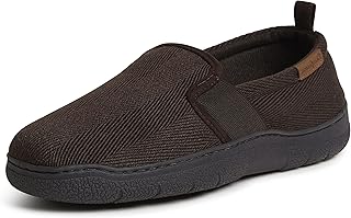 mens dearfoam memory foam slippers