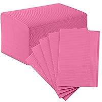 Vista 21 de JMU Baberos dentales rosados, paquete de 50 baberos dentales desechables de 3 capas impermeables de 13 x 18 pulgadas para clínica dental, tienda