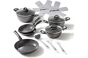 Stoneline 14-Piece Premium Ceramic Cookware Set