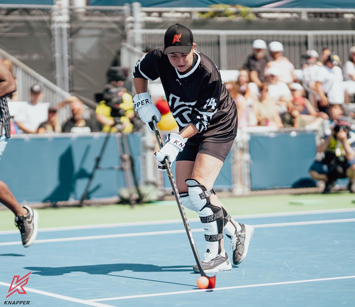 AK5 Ball Hockey Shin Guards – Pro-Level Protection for Indoor & Outdoor Play, Lightweight Impact-Resistant Design with Adjustable Straps for Comfort, Flexibility & Full-Leg Coverage