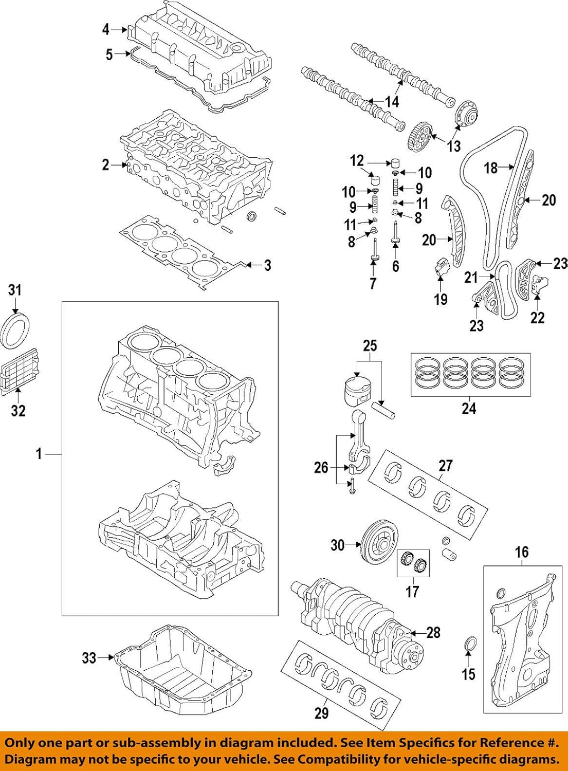 Car & Truck Parts Engines & Components Block Parts 31U019 HIGH PRESSURE