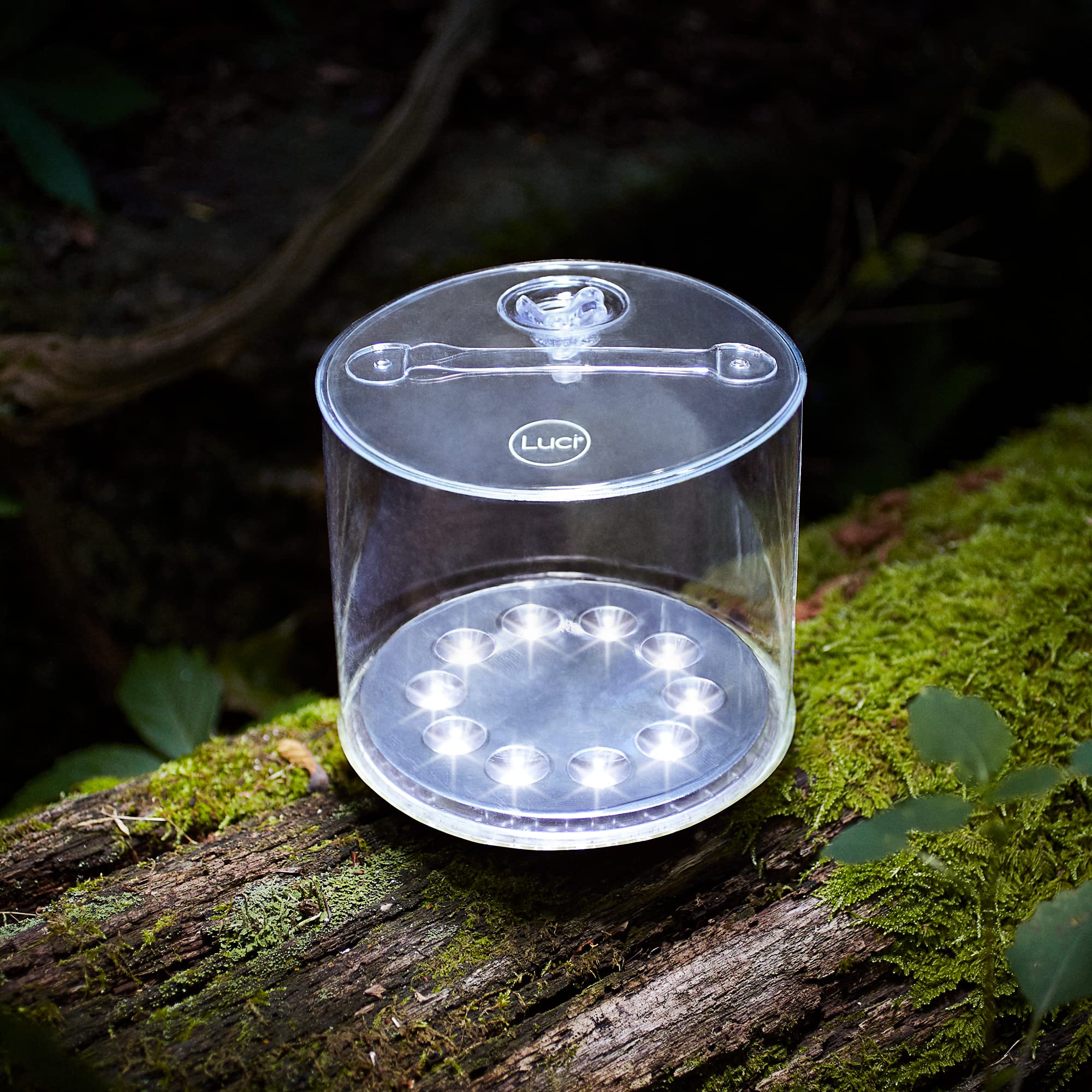 MPOWERD Luci Outdoor 2.0: Solar Inflatable Lantern Rechargeable via Solar or USB-C, 75 Lumens, Clear Finish + Cool LEDs - Image 4