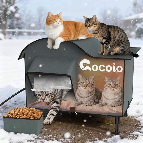 Heated Outdoor Cat House (XL)