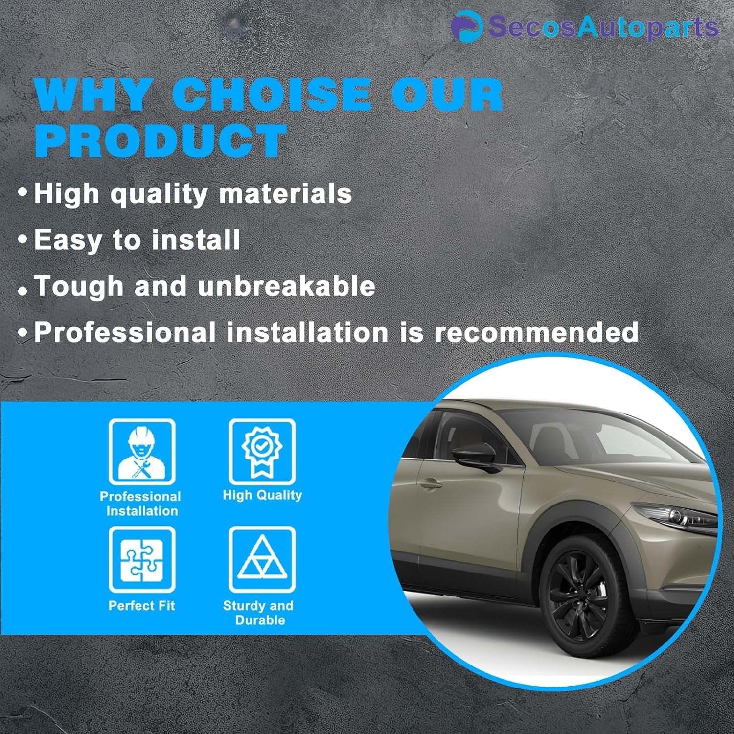 Fender Wheel Molding Trim Front Driver Side Compatible with Nissan Murano 2015-2022 Replace# 768535AA0, NI1290100 Front Left Side Fender Trim