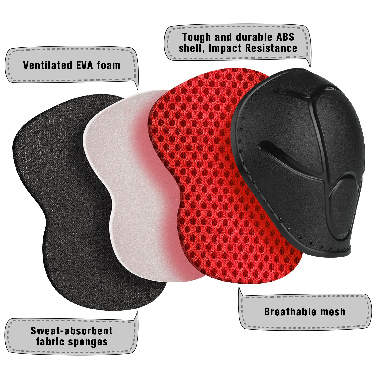 Set di 6 Protezioni per Bambini, Set di Protezioni in Linea, per Pattinaggio, Skateboard - 3