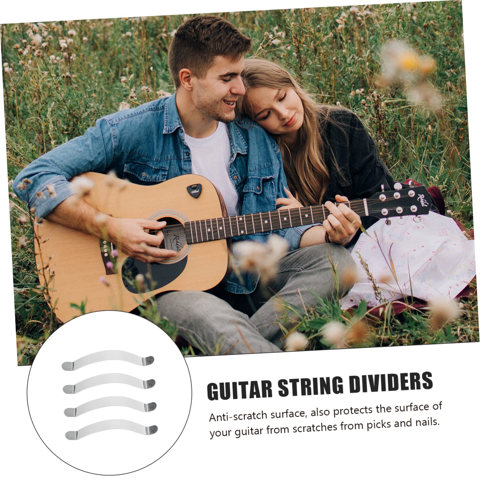 ibasenice 20pezzi Strumenti Per Liutaio Distanziatori Per Corde Per Chitarra Utensili Di Riparazione Per Manutenzione Fretboard e Nut