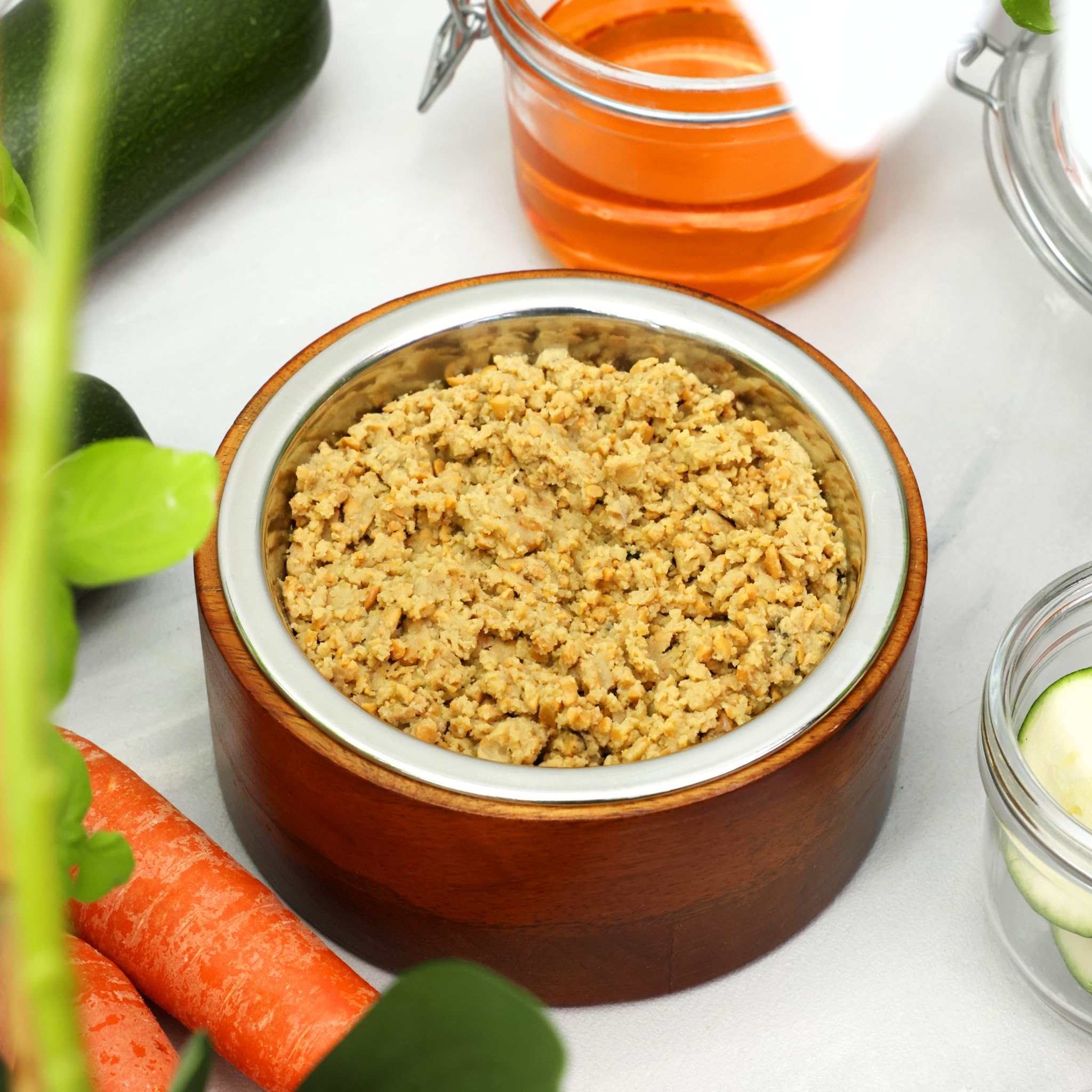 BIOPUR Bio Premium Hundefutter Vegan, Kartoffel & Zucchini 12x400 g – Nassfutter in 100% Bio-Lebensmittelqualität für Hunde