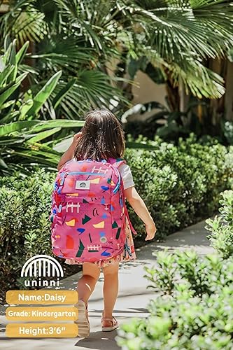 Miniatura 2 de Mochila para niños de 16 pulgadas para niñas y niños a partir de 6 años con correas de hombro ajustables. Se adapta a una altura de 3 pies 9