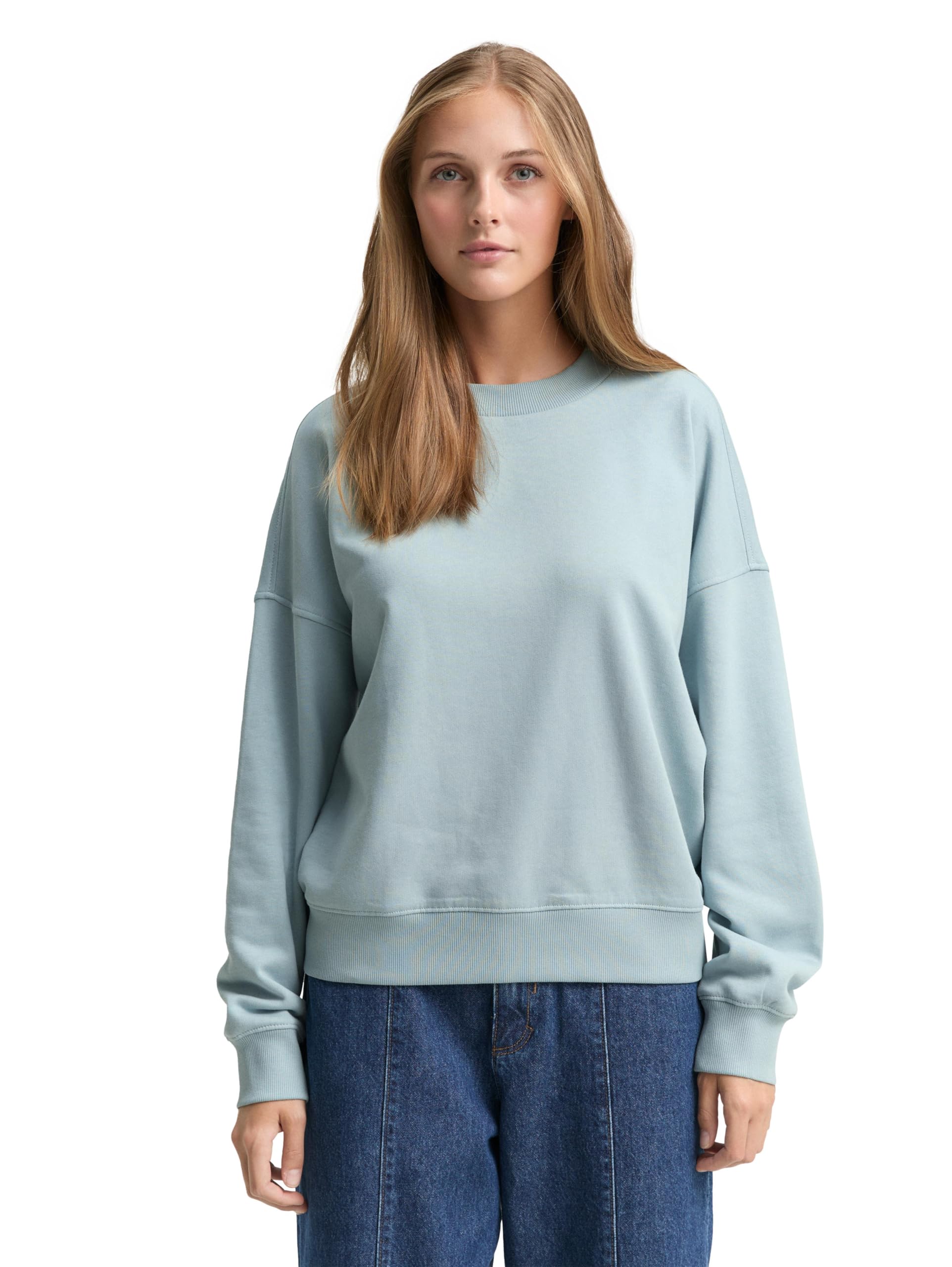 Tom Tailor Denim Damen Loose Fit Sweatshirt