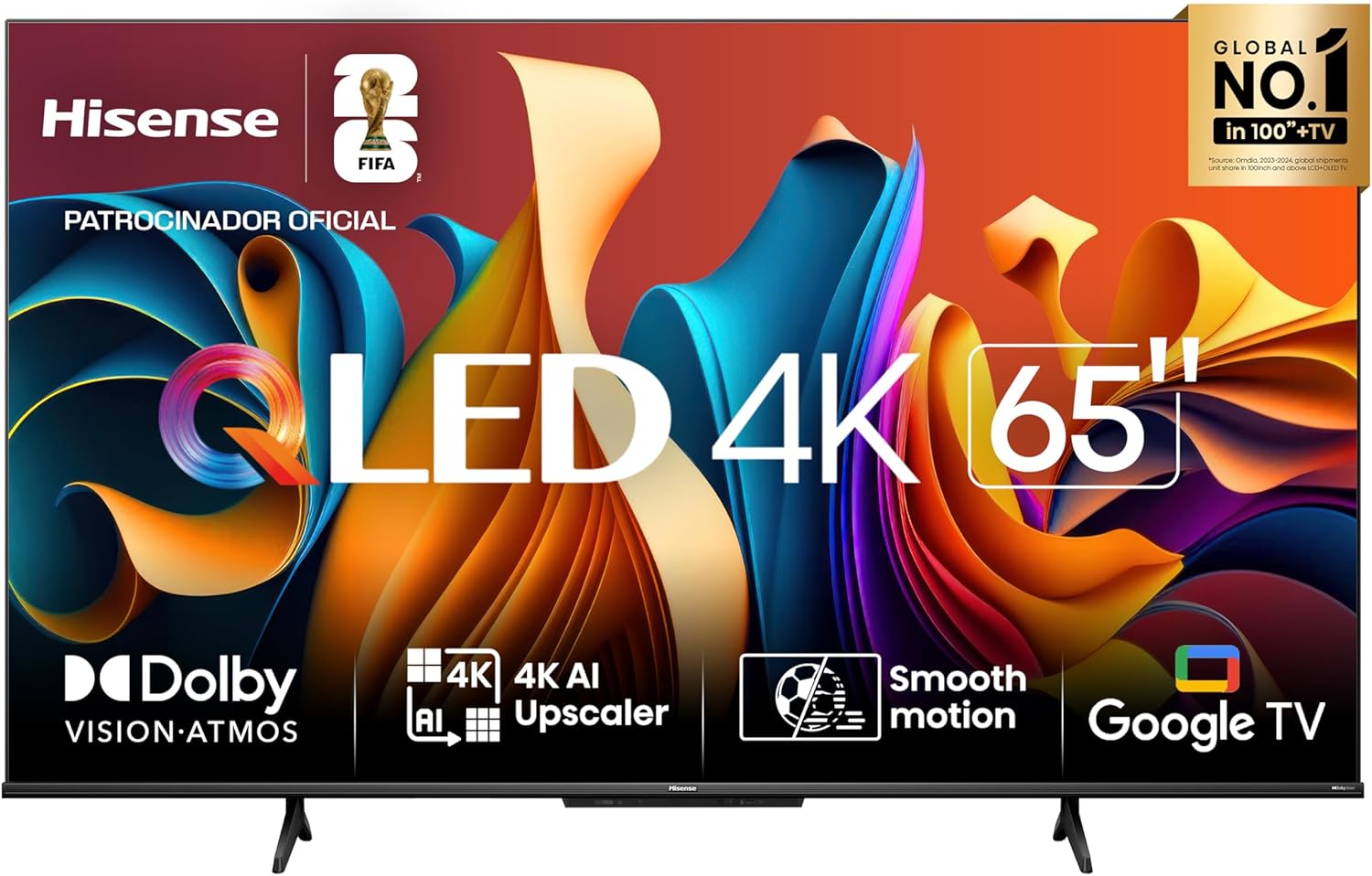 Hisense Smart TV UHD 4K QLED 65" Polegadas 65Q6N