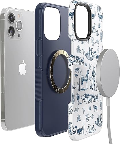 Miniatura 1433 de Casely Funda para iPhone 13 Pro Max Jardín dorado Floral de girasol amarillo Compatible con MagSafe Diseño protector audaz Jardín Dorado