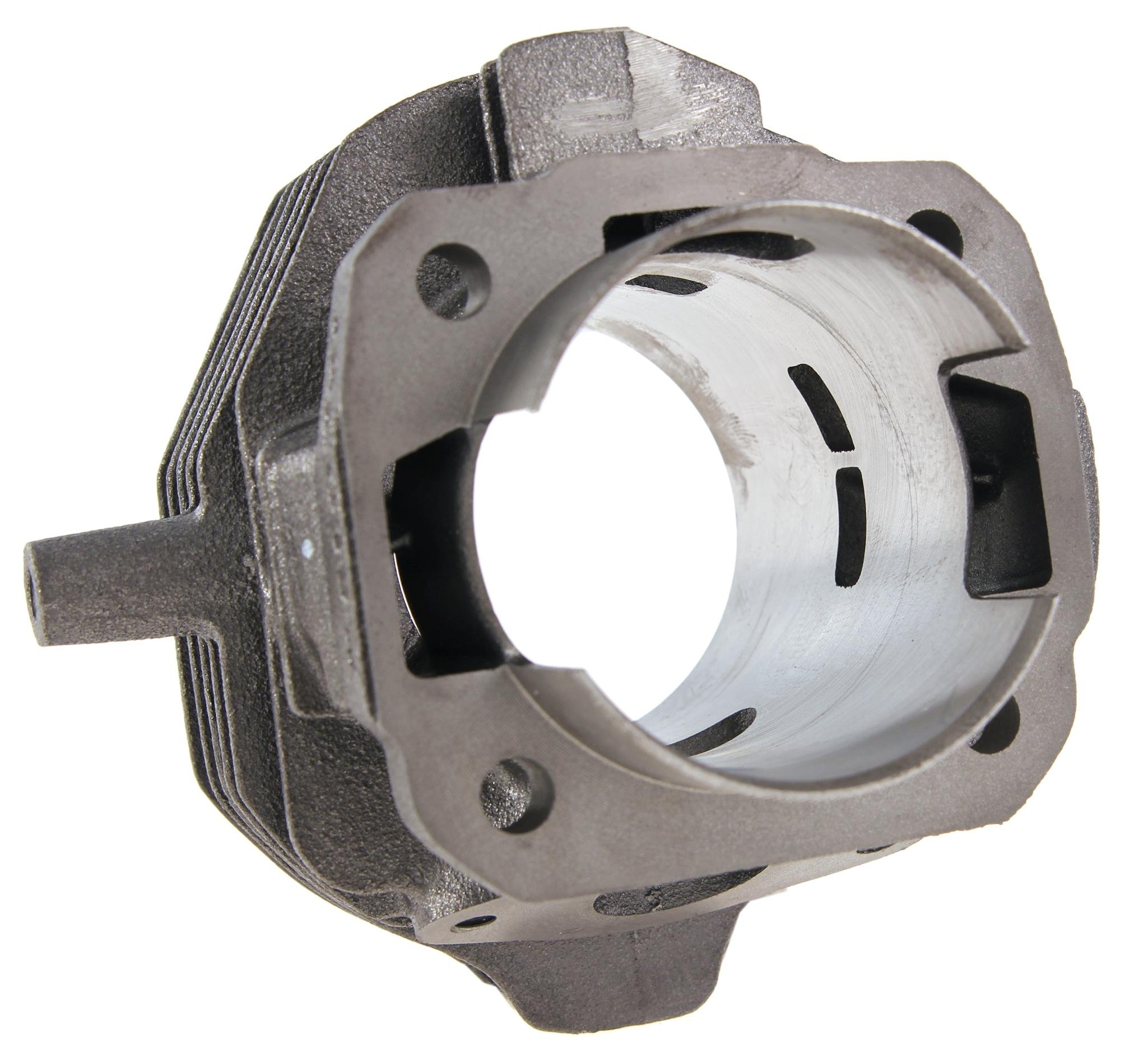 MALOSSI Rennzylinder 112ccm für Vespa 50/PK50/S/XL/XL2 Grauguß, 6 ÜS, Hub 43mm, inkl. Zylinderkopf, Ø 57,5mm, M6 Auslassstehbolzen, mit SIP -Datenblatt